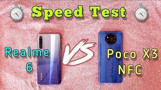 Poco X3 vs Realme 6 Speed Test | Which Apps load faster 