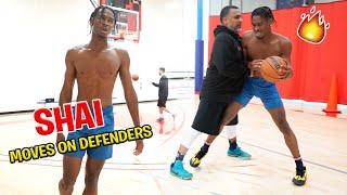 Oklahoma City Thunder Shai Gilgeous-Alexander | how to get separation on NBA defenders?