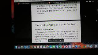 Law of Contract Unit I: Part 2 B.Com-CA  Tamilnadu India