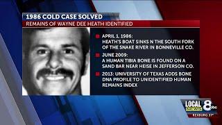 Missing person case from 1986 solved