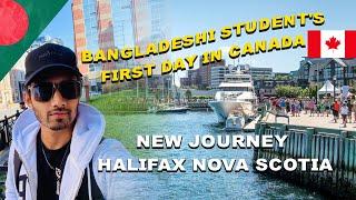 Bangladeshi student's first day in Canada | New Journey Halifax Nova Scotia | ALVIN RIFAT