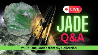 UNUSUAL JADE STONES | 24k Gold Plated Jade, Chatoyant Ghost Jade, Siberian Nephrite, and More