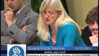 PPS Board of Education, Board Resolution  11/12/13