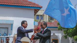 Qaabka ay u dhacday Munaasabadda xilwareejinta ee maanta Villa Somalia