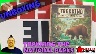 Meeple Mentor Unboxes Trekking the National Parks, 3rd edition