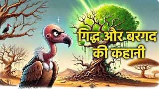 सच्ची मित्रता की मिसाल: गिद्ध और बरगद की कहानी ️ | Moral story in Hindi | Hindu stories