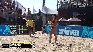 Zana Muno Unexpected Hit | 2019 AVP Hermosa Beach Open