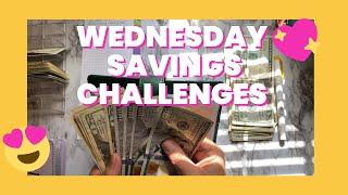 WEDNESDAY SAVINGS CHALLENGES #savingschallenges #cashstuffing