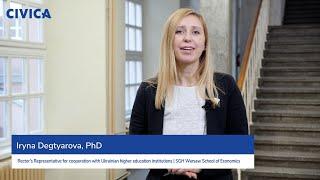 CIVICA to support the European Future of Ukraine | Iryna Degtyarova
