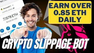 Crypto Slippage Bot Guide: Earn over 0.85 ETH Daily passive income | 2024 Update