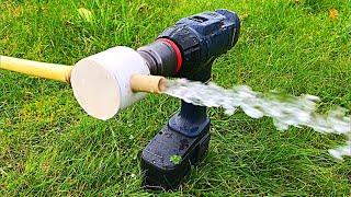 How to make drill water pump at home