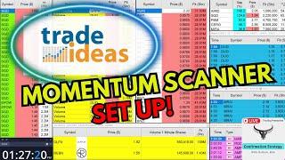 How to Set Up Trade Ideas Scanner Tutorial / Best Momentum Scanner for Day Trading!