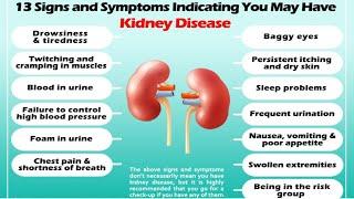 GENERAL SYMPTOMS AND SIGNS OF KIDNEY IMBALANCES