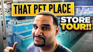 Huge Pet Store Tour with Stingray Touch Tank! (That Pet Place)