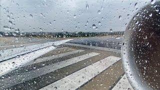 Mad Dog Engine Buzz – Rainy ATL Takeoff – Delta – McDonnell Douglas MD-80 – N999DN – SCS Ep. 402