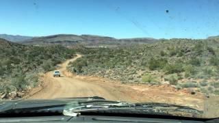 13 Mile Drive from the AMRA Claim in Arizona, Dangerous Drive