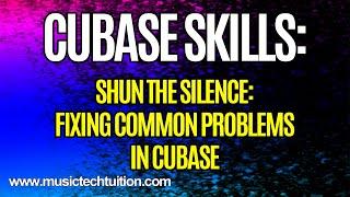 Cubase Skills:  Fixing No Audio Output in Cubase