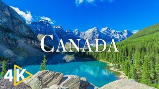 FLYING OVER CANADA (4K UHD) - Relaxing Music With Beautiful Nature Video - 4K Video Ultra HD