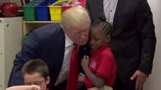 Trump Visits First-Grade Classroom