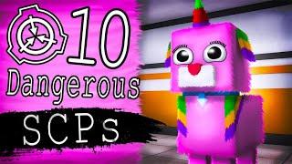 10 SURPRISINGLY DANGEROUS SCPs | Minecraft SCP Foundation