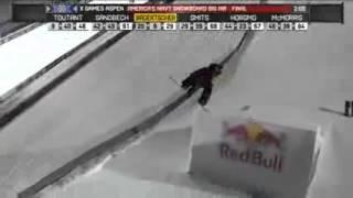 X Games Aspen 2013 Ulrik Badertscher Run 6 Snowboard Big Air final