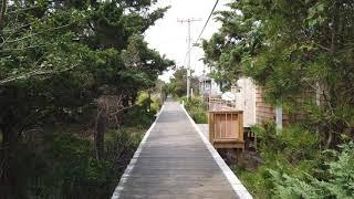 ⁴ᴷ⁶⁰ Walking Fire Island, NY : Cherry Grove to Sailors Haven (August 22, 2020) - Narrated