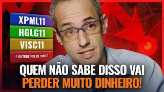 A PEGADINHA QUE A MAIORIA DOS INVESTIDORES DE FUNDOS IMOBILIÁRIOS CAEM! FIIs de Tijolo x Inflação