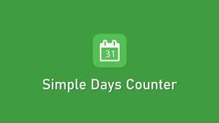 Simple Days Counter Promo