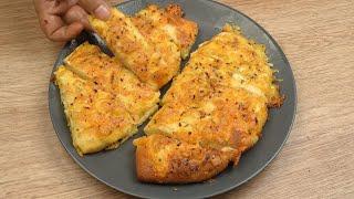 Garlic Cheese Bread Restaurant Style , so yummy ! my favorite !