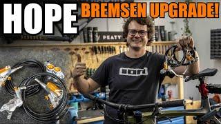 HOPE TECH 4V4 UPGRADE! Thilos CubeTwo15 bekommt Bremspower verpasst (Umbau + Entlüften)