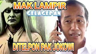 Mak lampir gelagepan ditelpon pak jokowi️parodi lucu mak lampir