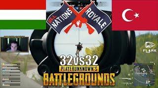 GLL Nations Royale (32vs32) | Magyarország - Törökország | 3. map Sanhok