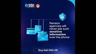 #StaySafewithSBI is a united effort to keep all pensioners safe.