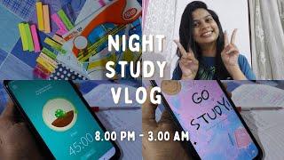  රෑ එළිවෙනකම් පාඩම් කරමුද?| කවුරුවත් නොකියන study tips  | 8.00 pm - 3.00 am #studyvlog #tips