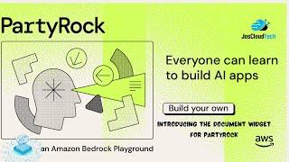 AWS PartyRock - Everyone can build AI apps | free trial no credit card or signup for AWS