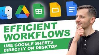 How to Open Google Sheets in Desktop App | 10x Productivity!