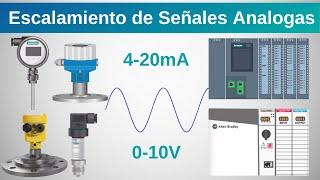 Escalamiento de SEÑALES ANALÓGICAS - Tratamiento de Señales analógicas en cualquier PLC (Teoría)