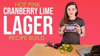 Homebrew Cranberry Lime Lager Recipe