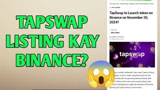 TASPSWAP LISTING KAY BINANCE?