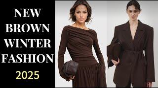 Mastering the Art of Brown: Winter Wardrobe Elegance for 2025