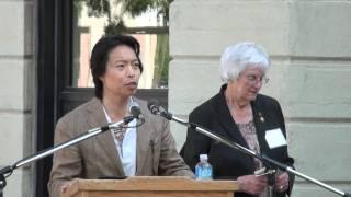 Alderman John Mar- Unveiling nun and nurse statue