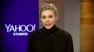 Elizabeth Olsen and Aaron Taylor-Johnson play Pictionary