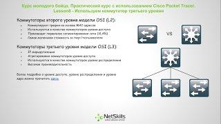 8.Видео уроки Cisco Packet Tracer. Курс молодого бойца. L3 коммутатор