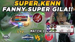 DEBUT SUPER KENN, Gila FANNY Agresif Parah!! Investasi BTR Berhasil!! - BTR vs RBL Match 1