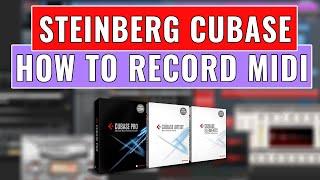 Steinberg #Cubase: How to Record MIDI in Steinberg Cubase - OBEDIA Cubase Training