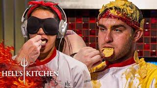 Young Guns Take on Ramsay’s Favorite Challenge: the Blind Taste Test | Hell's Kitchen