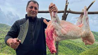 Cooking a Whole Sheep in the Kelbajar Region of Azerbaijan