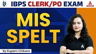 IBPS Clerk/PO 2023 | Misspelt Words | IBPS Clerk & PO English Preparation | By Rupam Chikara