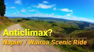 Scenic ride on the back-roads between Napier and Wairoa