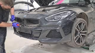 how to remove front bumper on a 2019 Bmw Z4 or Toyota Supra...